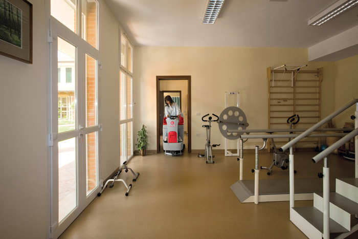 鋼廠用電動駕駛式洗地機(jī)100B